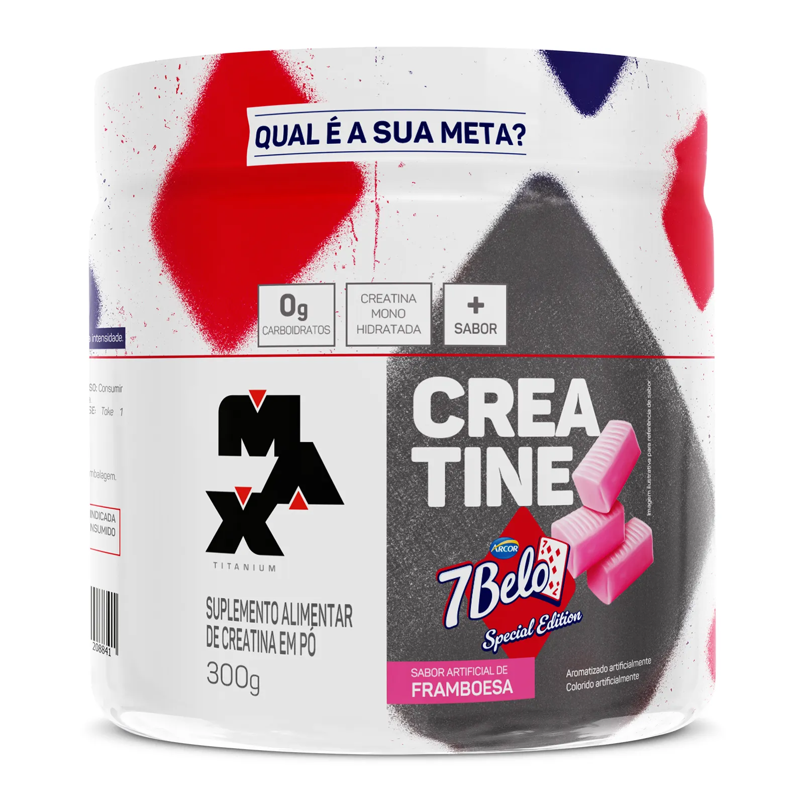 Creatina 7 belo c/sabor Max Titanium — Creatina
