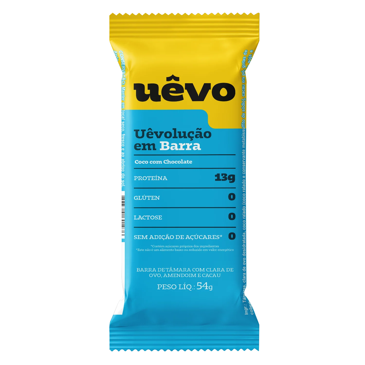 Barra de proteína Uêvo 54g — Barrinhas proteicas